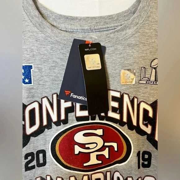 SAN FRANCISCO 49ERS 2019 NFC CHAMPIONS T-SHIRT 2XL - Picture 5 of 7